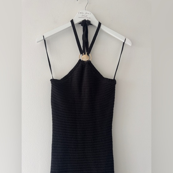 JLUXLABEL Overseas Halter Black Maxi Dress XS - Picture 7 of 11